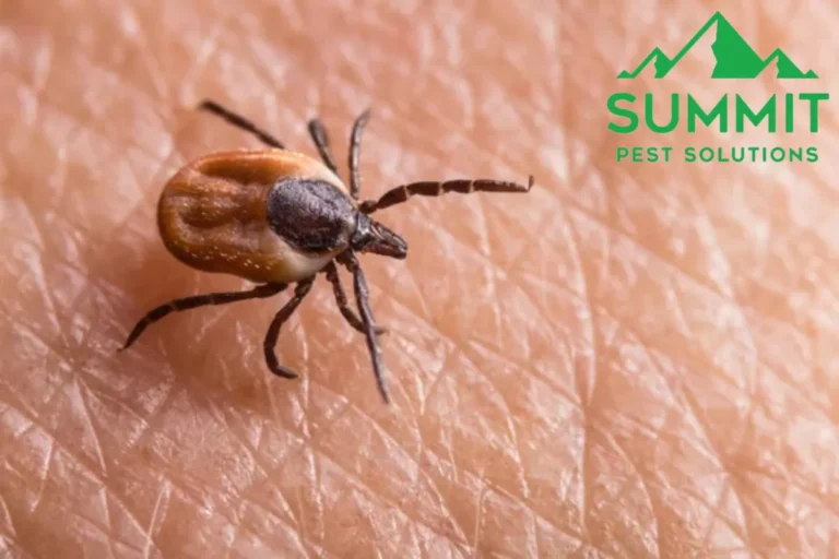 tick crawling in skin